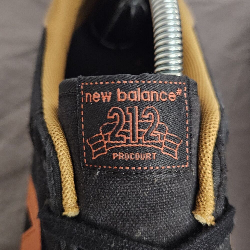 New Balance 212 Pro Court Sneakers Mens Size 10 Black Rust Orange Skateboard BMX - Picture 3 of 12